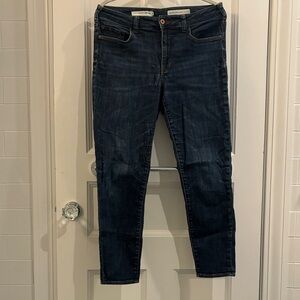 Pilcro Dark Indigo Skinny Jeans